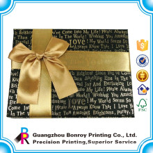 New Design Custom Luxury Chocolate Paper Box with golden hot stamping